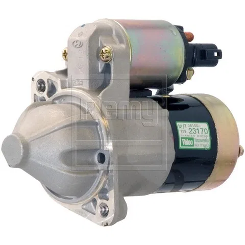 17498 – REMY INTL Starter, OE Replacement 8 Millimeter x 1.25 Battery Post Model VAPG Flange Mount Without Over Crank...